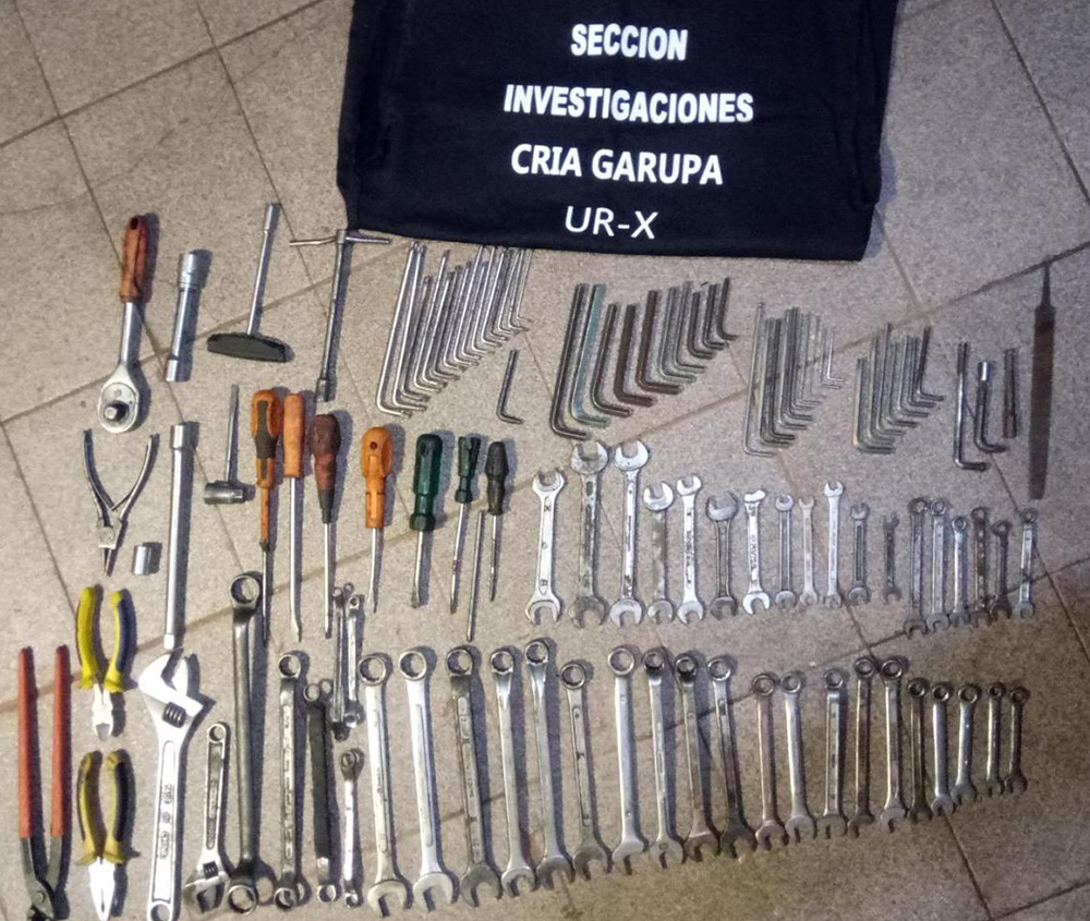 Herramientas robadas Garupá