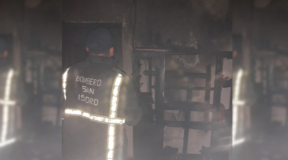 Se produjo un principio de incendio en una casa de San Isidro