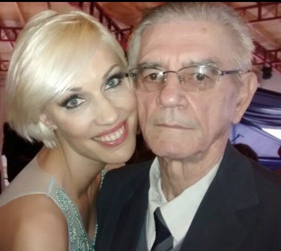 Ingrid Grudke logró despedirse de su papá antes del fallecimiento