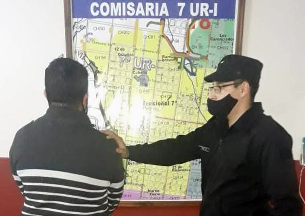 Vecino violento Posadas