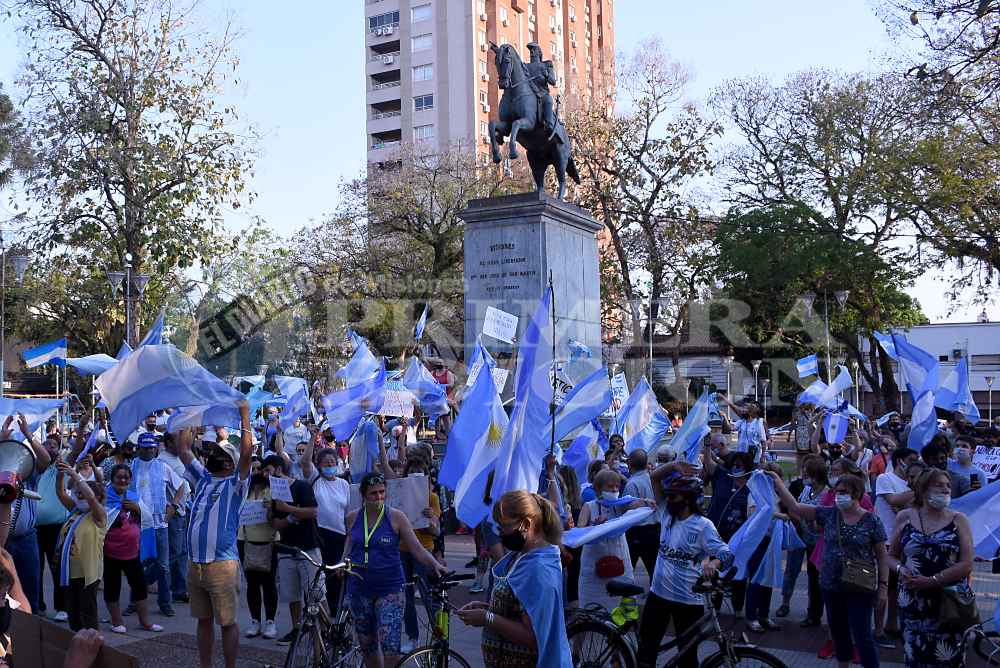 Hubo movilizaciones en Posadas y el país contra el Gobierno