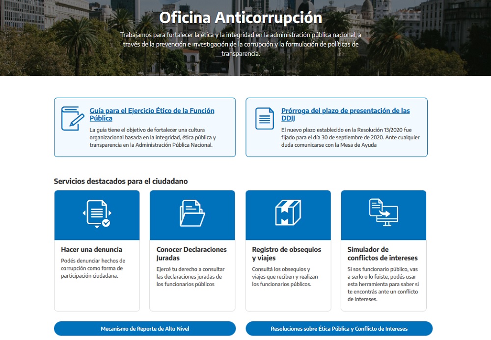 La OA no investigará a exfuncionarios y funcionarios actuales