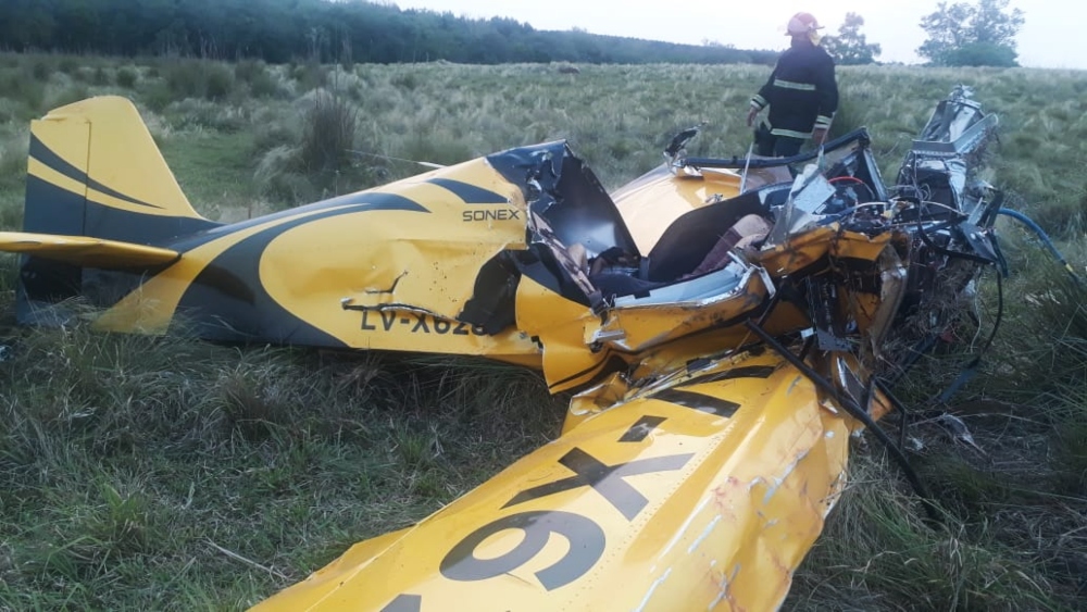 Un muerto y un herido en accidente aéreo en Parada Leis