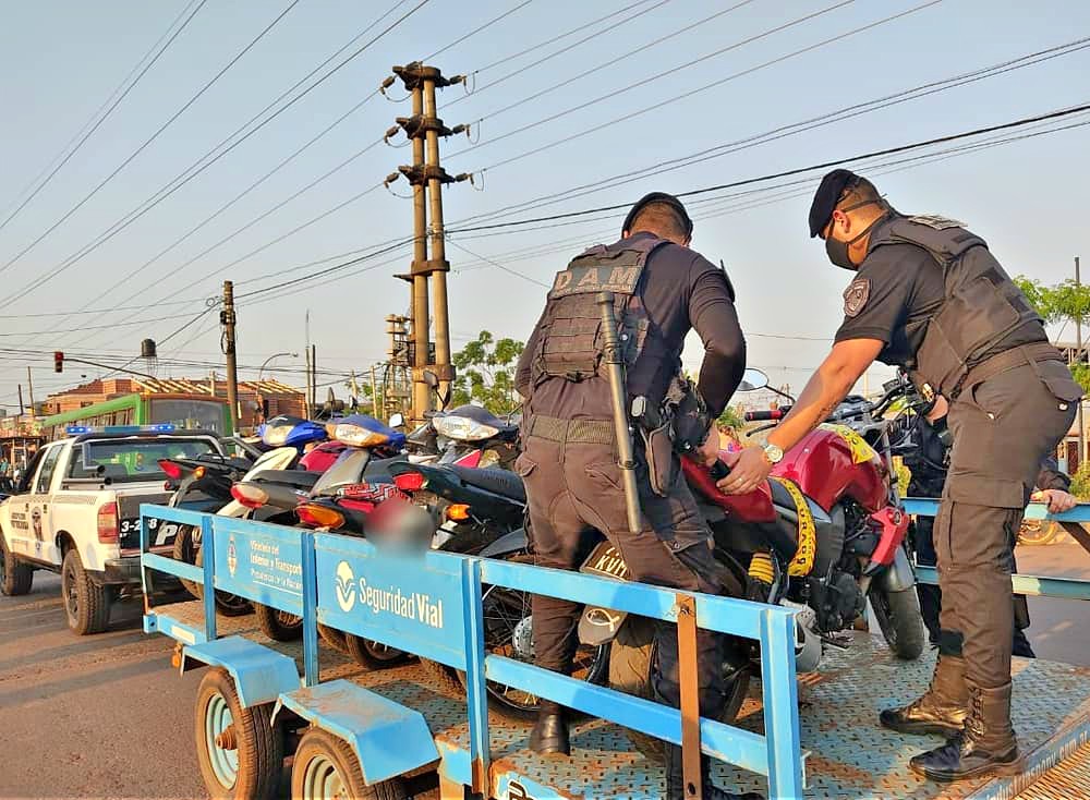 Posadas: más de 50 vehículos retenidos y 70 actas por infracciones