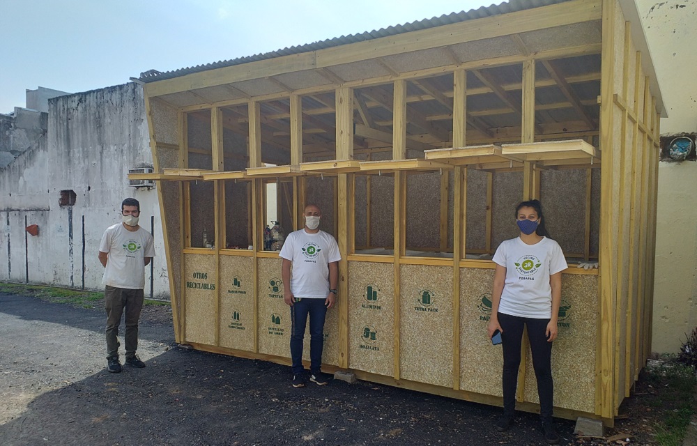 Inauguran Eco Punto construido por la Fábrica Social de Techo