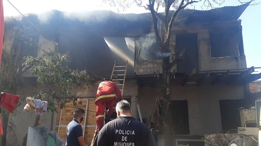 Garupá: familia en la calle tras un siniestro