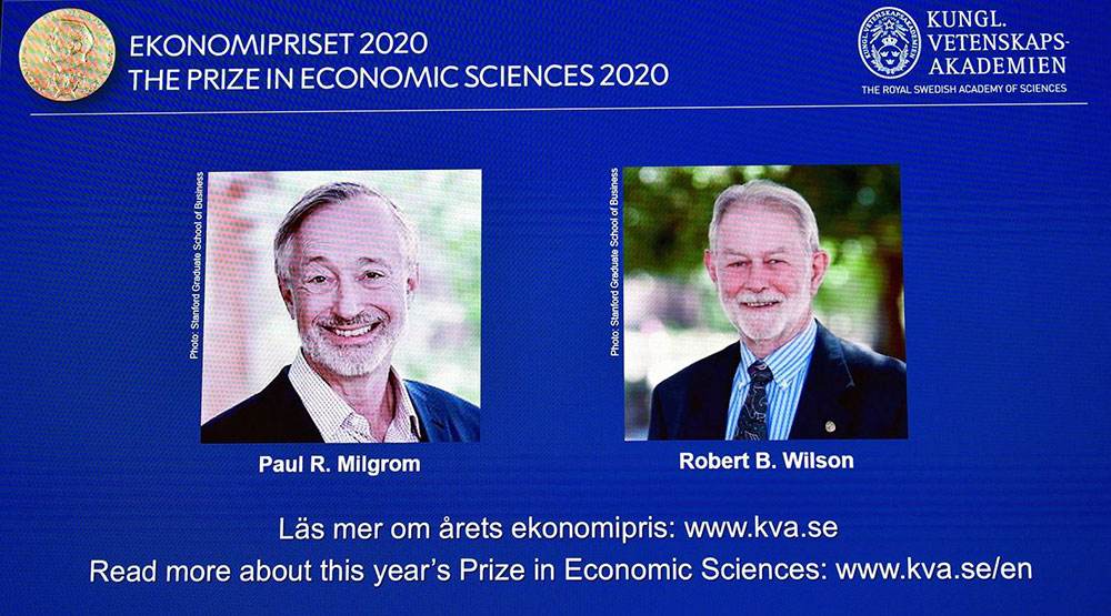 Nobel de Economía para dos estadounidenses por mejoras en la teoría de las subastas
