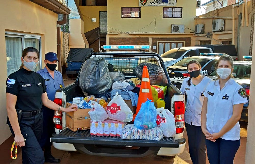 Alberdi: comunidad Mbya fue visitada por la Policía