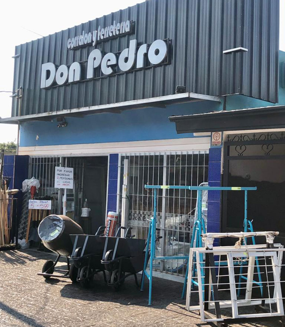 Don Pedro, todo en ferretería, arquitectura y construcción