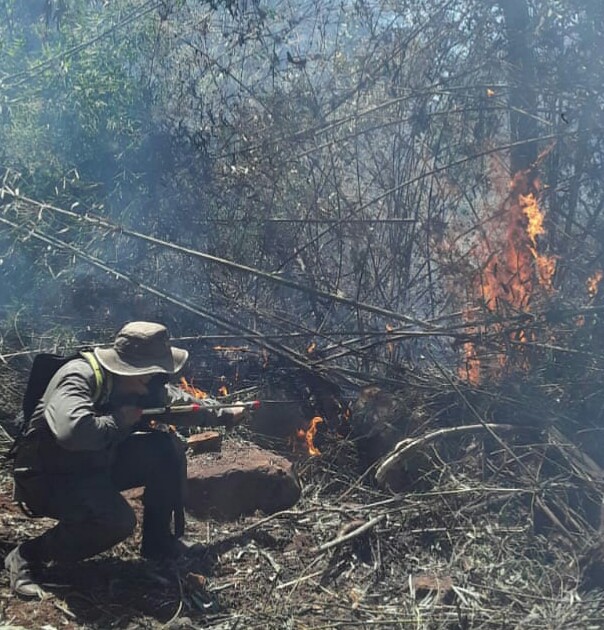 El avión hidrante de relevo aún no llegó para sumarse contra el Fuego en Yabotí