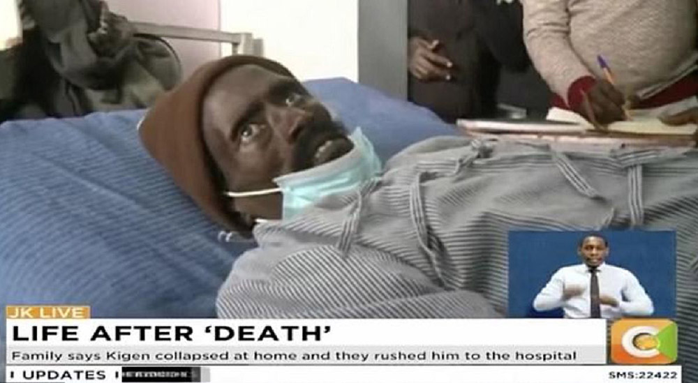 Kenia - Lo dieron por muerto y resucitó en la morgue cuando lo embalsamaban