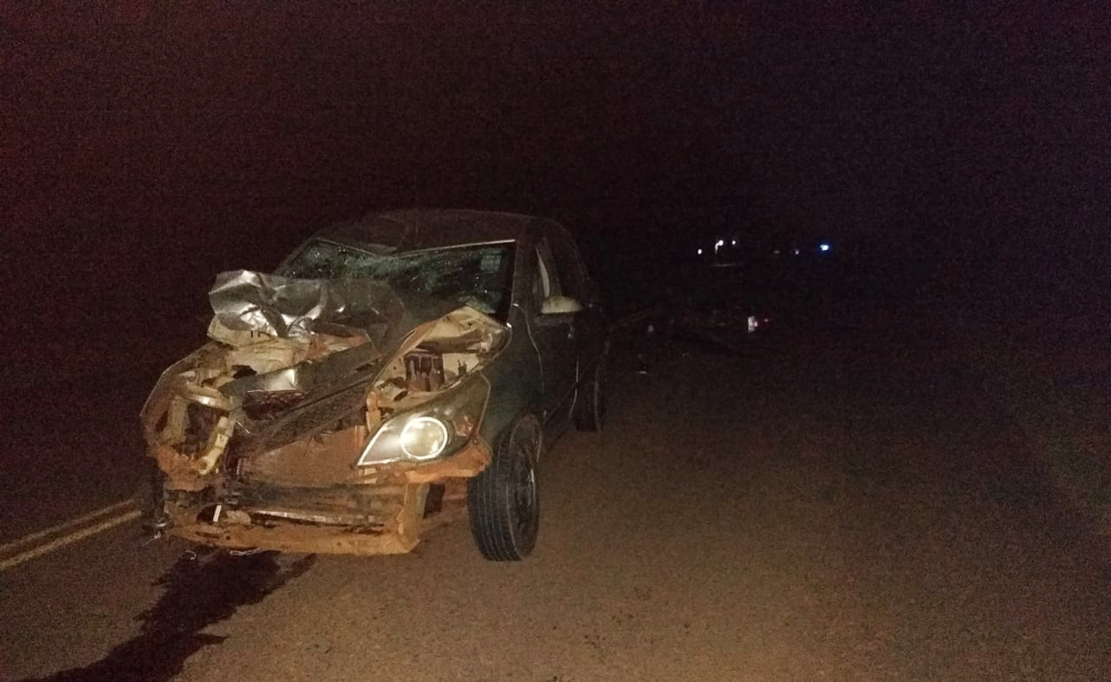 Dos muertos en choque frontal en la ruta provincial 4