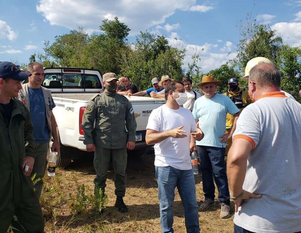 Incendio en Yabotí: están en camino otros dos aviones hidrantes