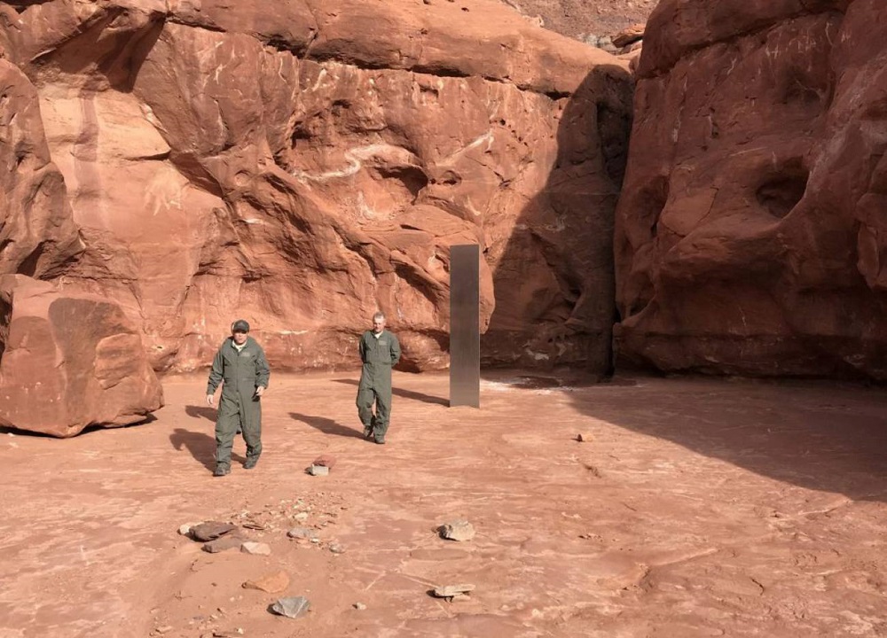 Un extraño monolito fue encontrado en el desierto de Utah