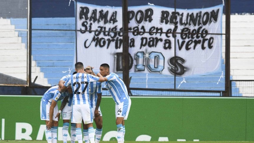 Se sacó la mufa: Racing consiguió su primera victoria en el torneo Diego Maradona