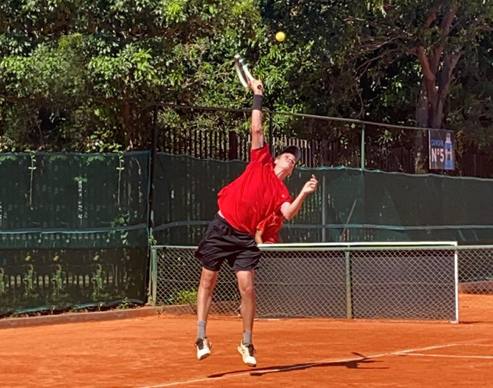 Tenis: Thiago Messa accedió a cuartos de final en Asunción