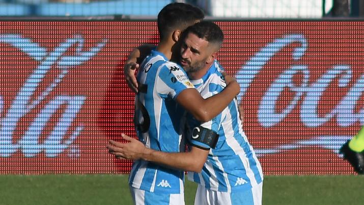 Tras la eliminación en la Libertadores, Racing se recuperó con goleada
