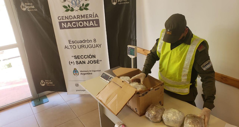 Encomiendas con más de 37 kilos de marihuana en Misiones