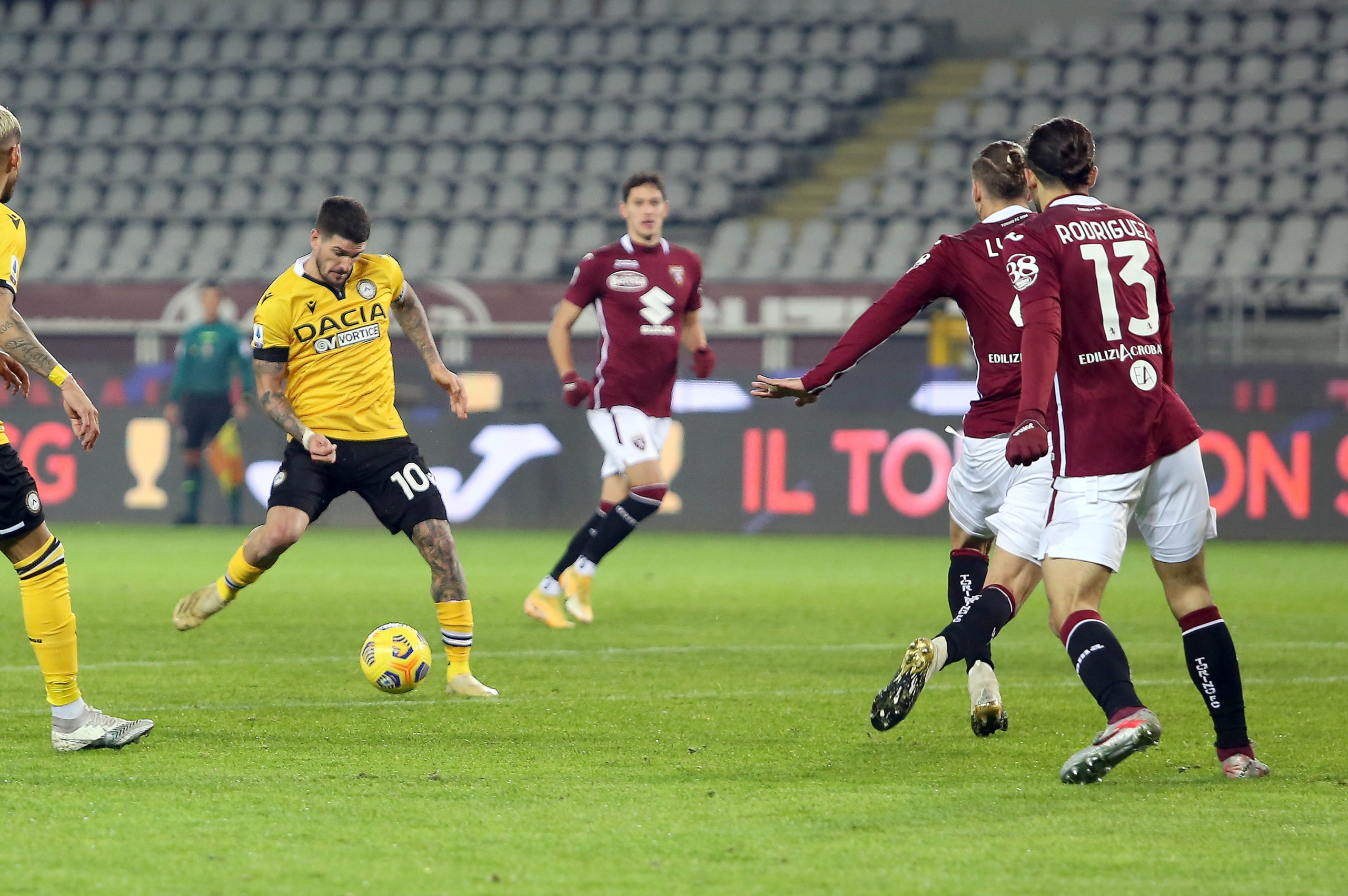 Serie A: De Paul y Pussetto marcaron en la ajustada victoria de Udinese