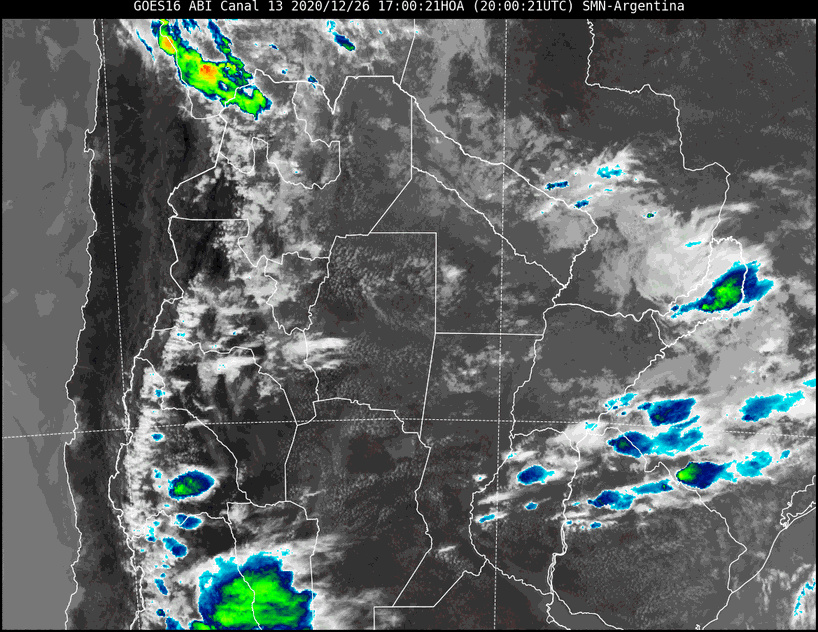 Alertan sobre posibles tormentas fuertes en la zona Centro