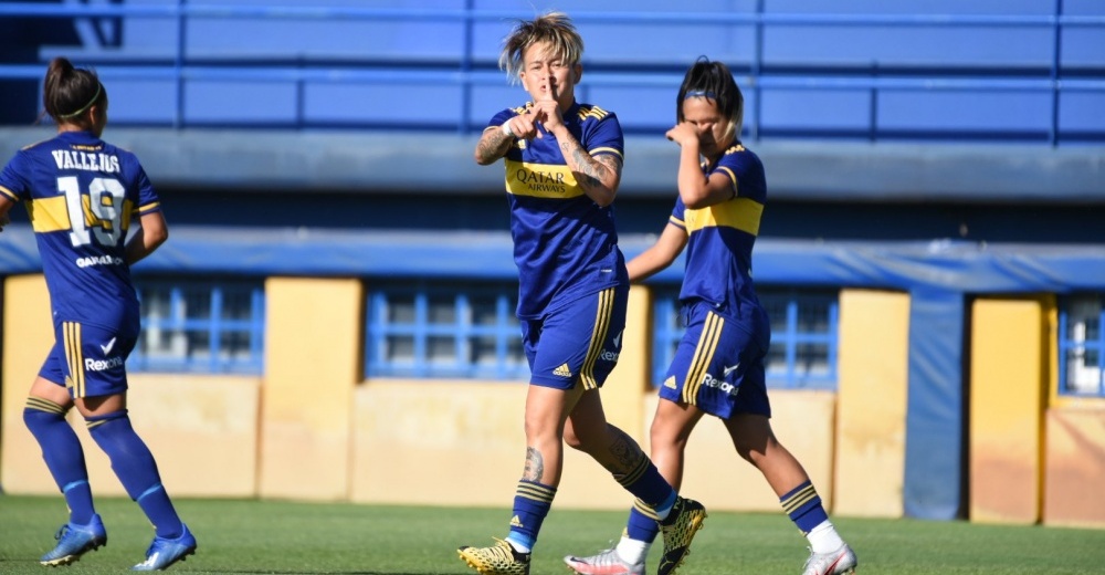 Yamila Rodríguez marcó un hat-trick en la clasificación del Xeneize