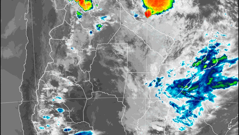 Alerta por tormentas fuertes con lluvias intensas para el norte de Misiones