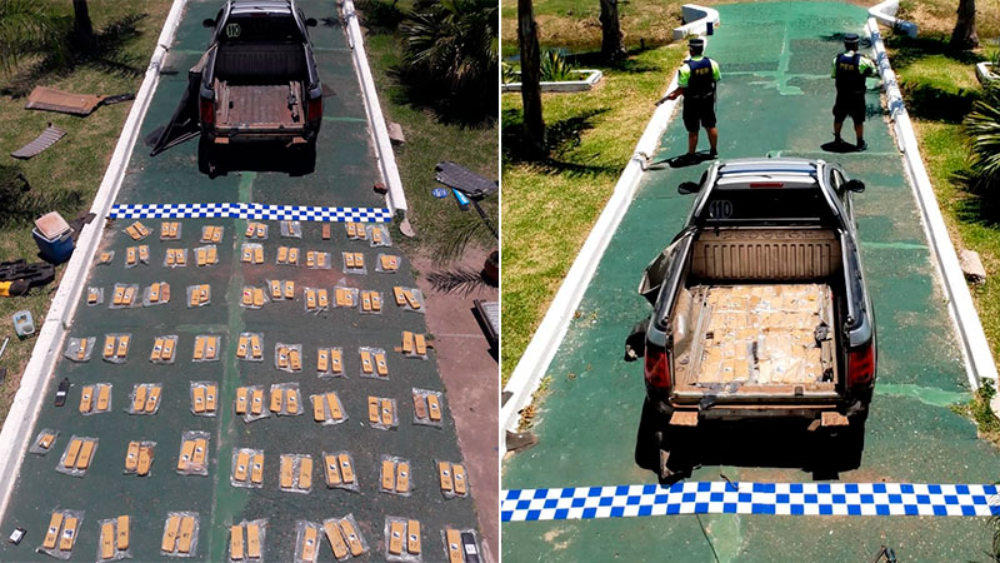 Partió de Misiones en una camioneta con droga valuada en $40 millones