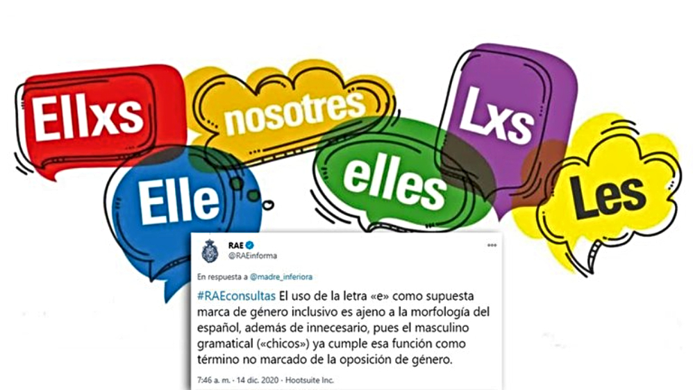 Lenguaje inclusivo: la RAE aseguró que el uso de la “e” es innecesario