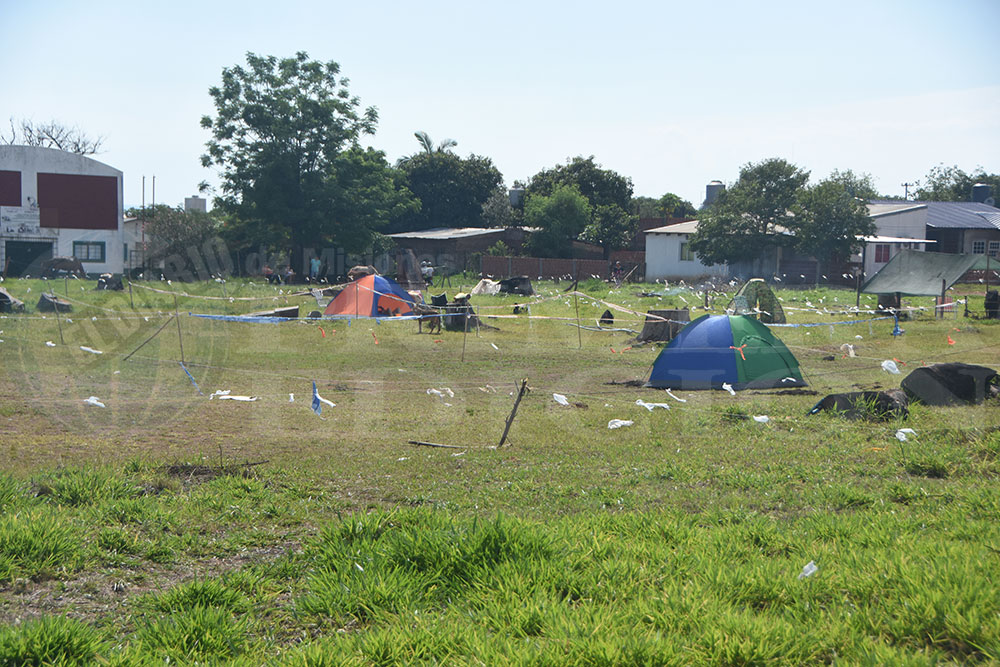 Garupá: intrusaron predio privado en plena Avenida de Las Américas