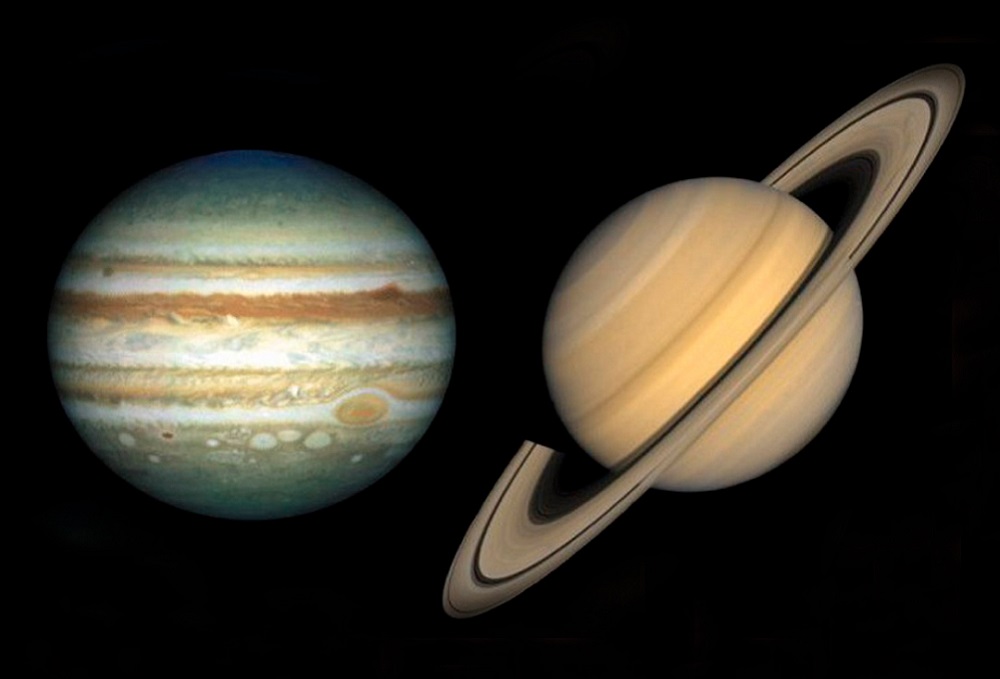 Convocan a contemplar una histórica conjunción entre Júpiter y Saturno