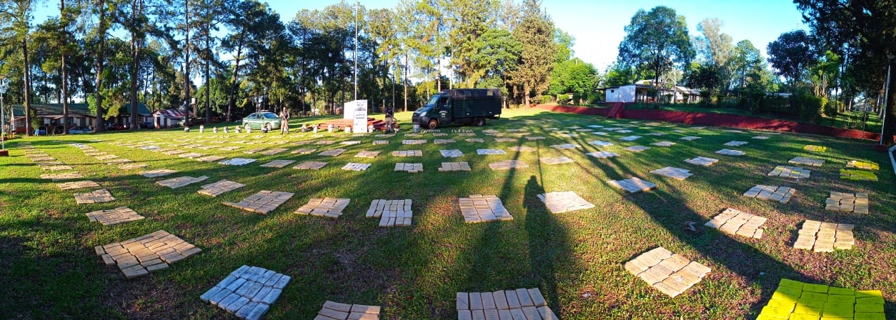 Casi 4 toneladas de marihuana decomisada en Colonia Delicia