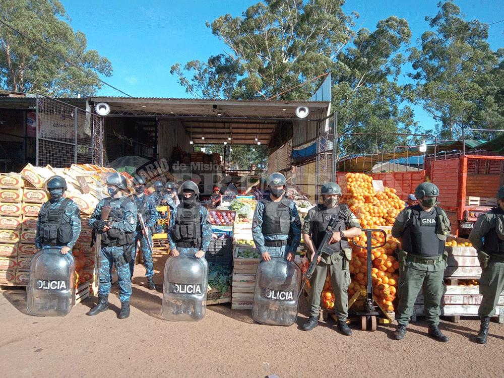 Allanamiento en el Mercado Central por la droga hallada en San Lucas