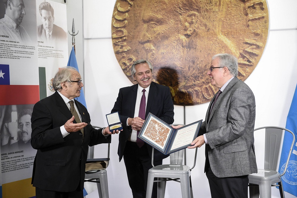 Inauguraron la Casa de los Premios Nobel en San Telmo