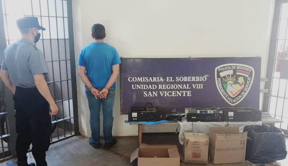 Detuvieron a un sospechoso del robo a una radio de El Soberbio