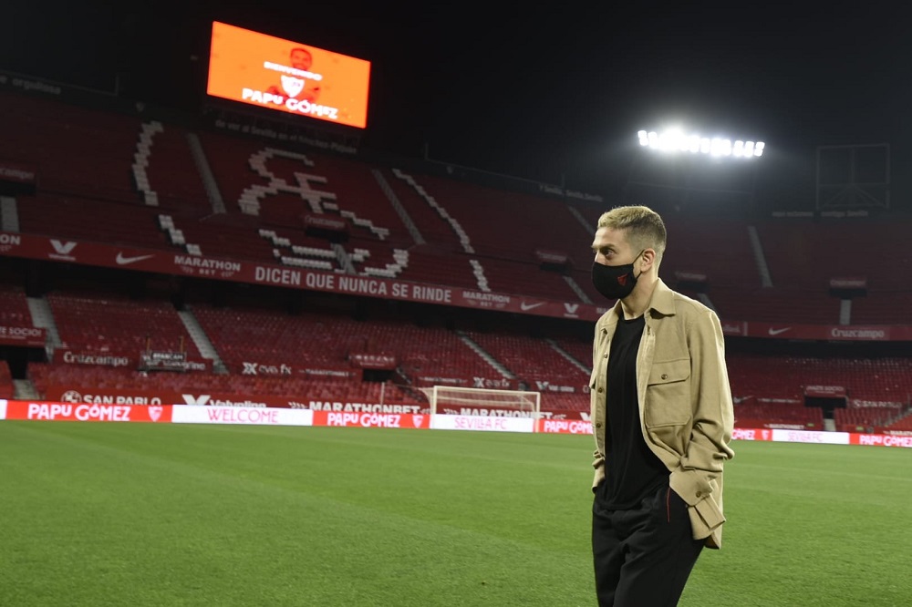 Alejandro “Papu” Gómez se despidió de Atalanta y fue presentado en Sevilla