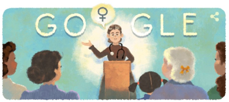 Google dedica un doodle a una pionera del feminismo en Argentina