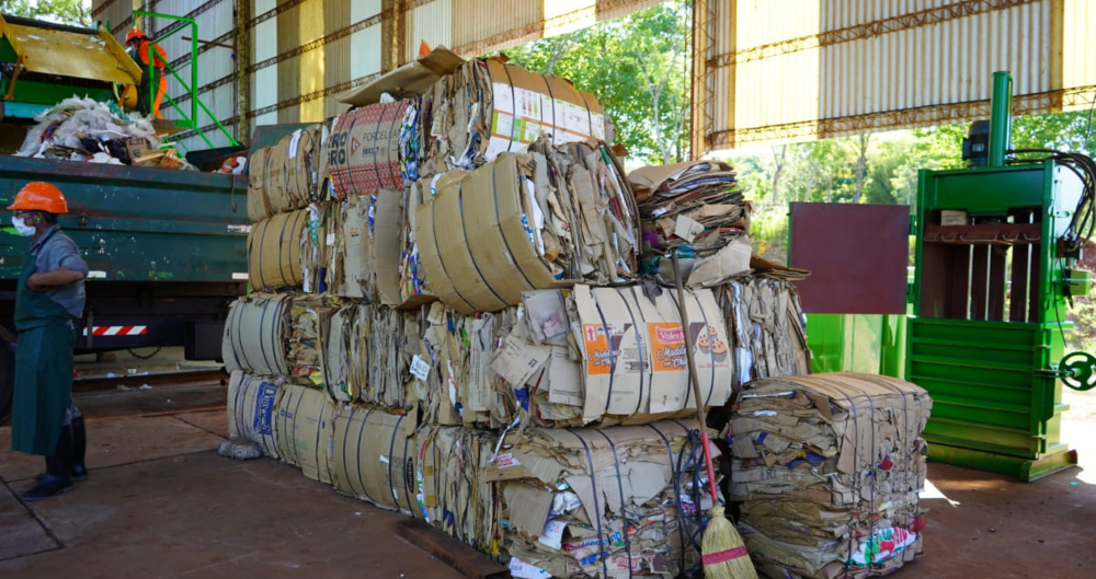 Volvió a funcionar la Planta de Reciclaje de la Capital de la Yerba