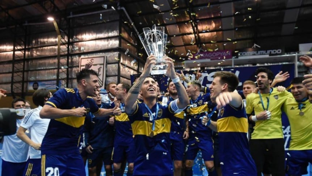 En la previa a la final con Banfield, Boca se consagró campeón nacional de futsal