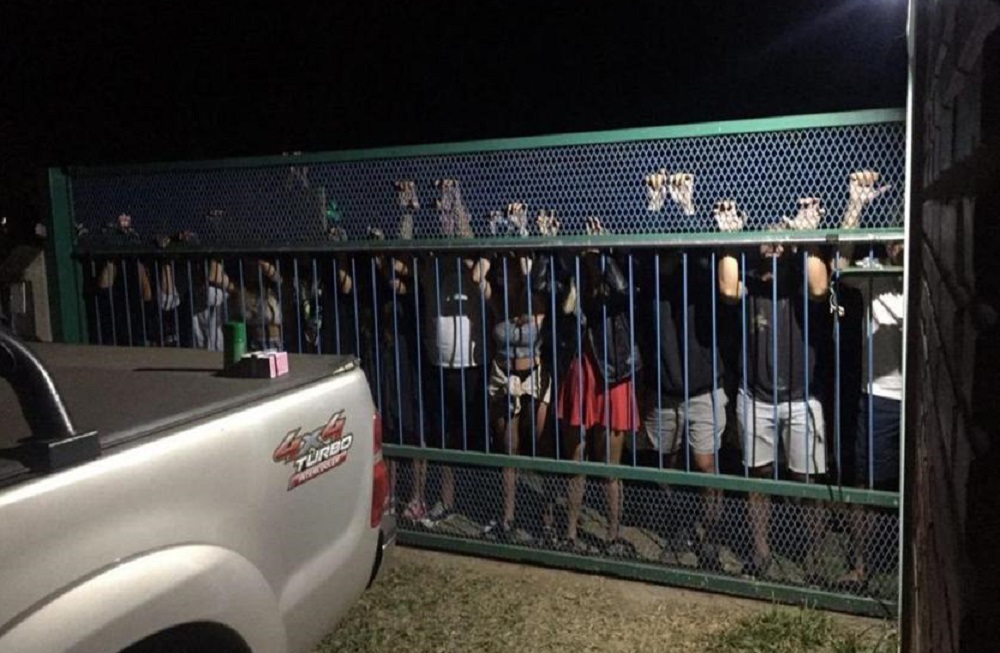 Más de 60 demorados, casi todos de Misiones, en fiesta clandestina