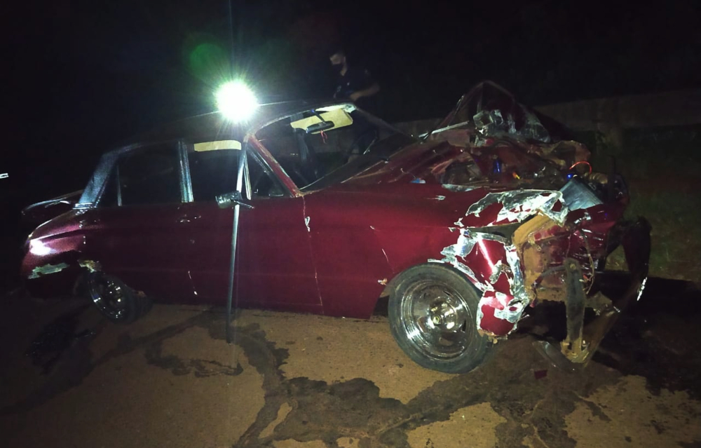 Falleció el conductor del Ford Falcon que despistó en Jardín hace 38 días