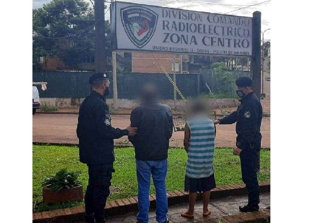 Oberá: detienen a dos personas involucradas en diferentes robos