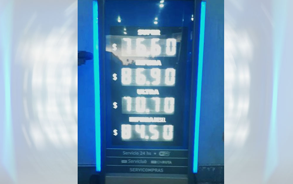 En Misiones la nafta Premium de YPF se acercó a los 87 pesos