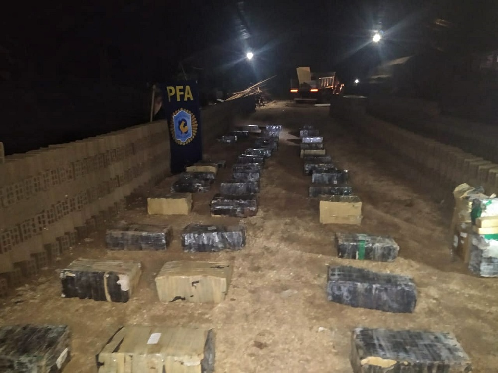 Desarticulan banda que pretendía movilizar más de una tonelada de droga en Misiones