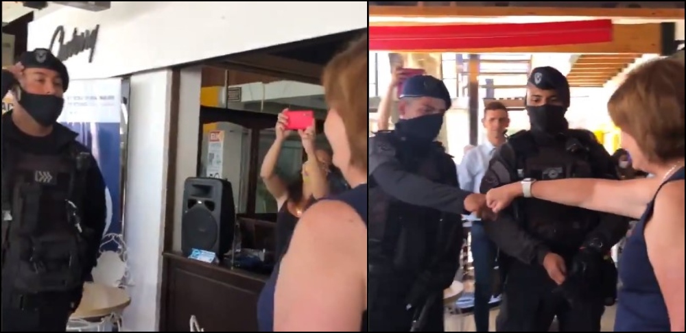 Confusión por supuestas sanciones a policías que saludaron a Bullrich