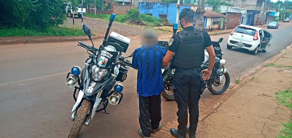 Fue arrestado tras ocasionar disturbios en la vía pública en Oberá