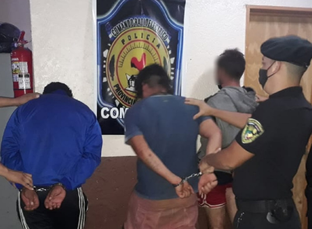 Posadas - el trio delictivo conformado por tres hombres de 20, 35 y 36 años, fue alojado en la Comisaría 3ra