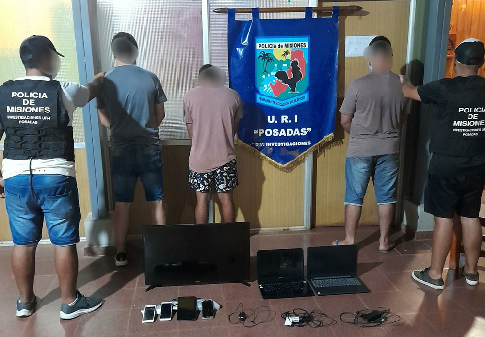 Posadas - policiales - barreteros detenidos