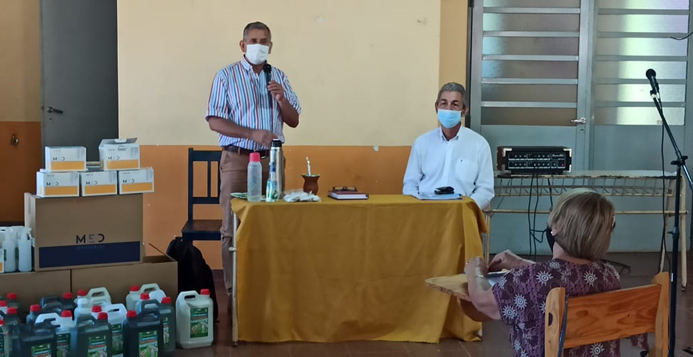 Reuniones en Oberá preparando la vuelta a clases