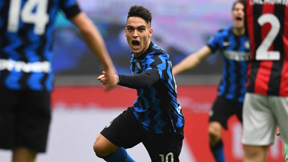 Italia: Lautaro Martínez convirtió un doblete en la goleada del líder Inter