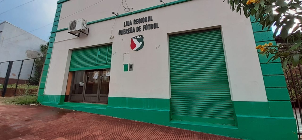 Oficinas de la Liga Regional Obereña de Fútbol vuelven a atender